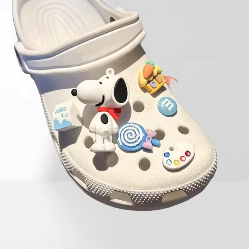 Bandai Snoopy Schuh-Charms für Clogs, 3D, DIY Puppen-Schuhschnallen-Dekorationen - Bild 4
