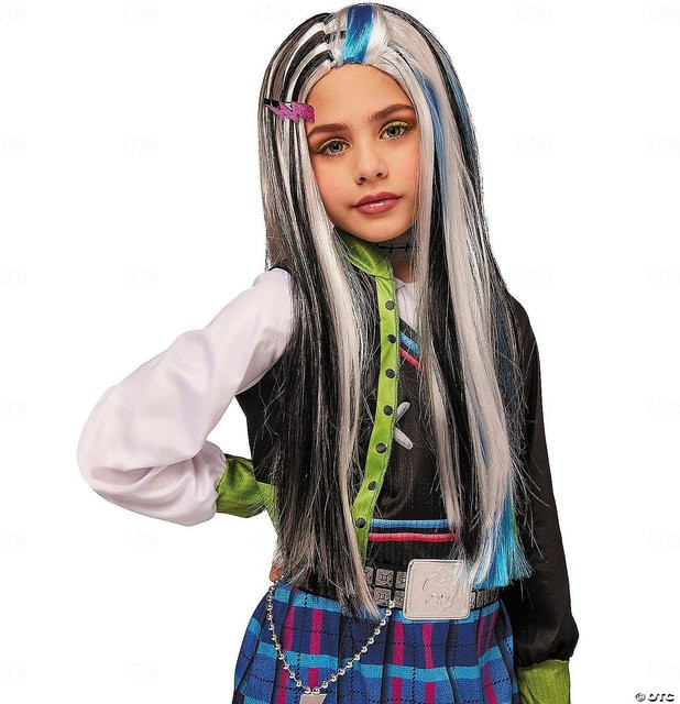 HAIRJOY Frankie Stein, Mehrfarbige Perücke, in voller Länge - Bild 1