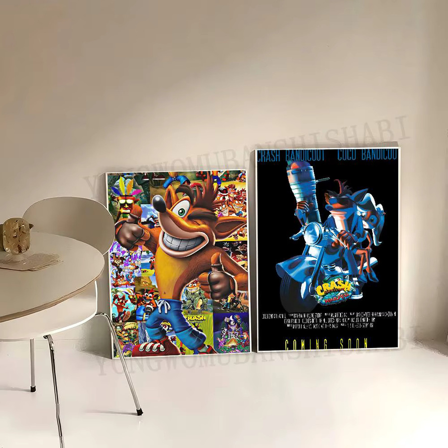 Crash Bandicoot Poster Wandbild ungerahmt Bilibili Portrait Format - Bild 5