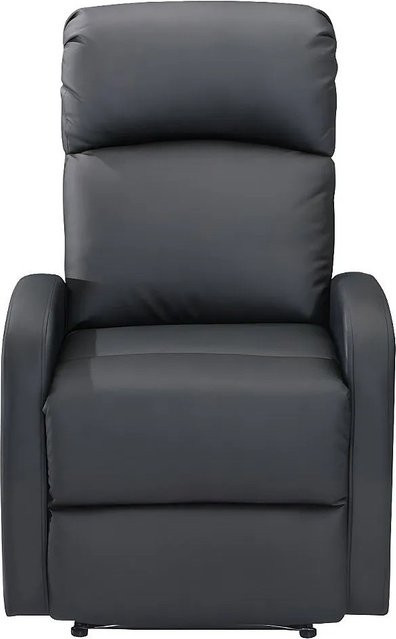 Relaxsessel Isao von Vente-unique in Schwarz mit Armlehnen - Bild 1