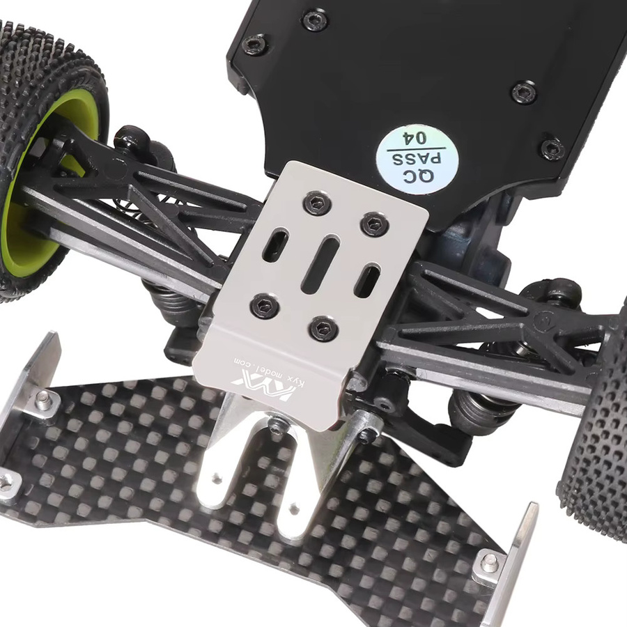 KYX Racing Edelstahl-Chassisschutz, Zubehör für 1/24 RC Crawler Car LOSI Micro-B Buggy - Bild 4