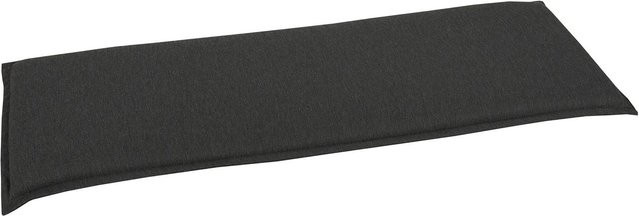 GO-DE TEXTIL Gartenauflage für 2-Sitzer Bank, Anthrazit/Grau - Bild 1