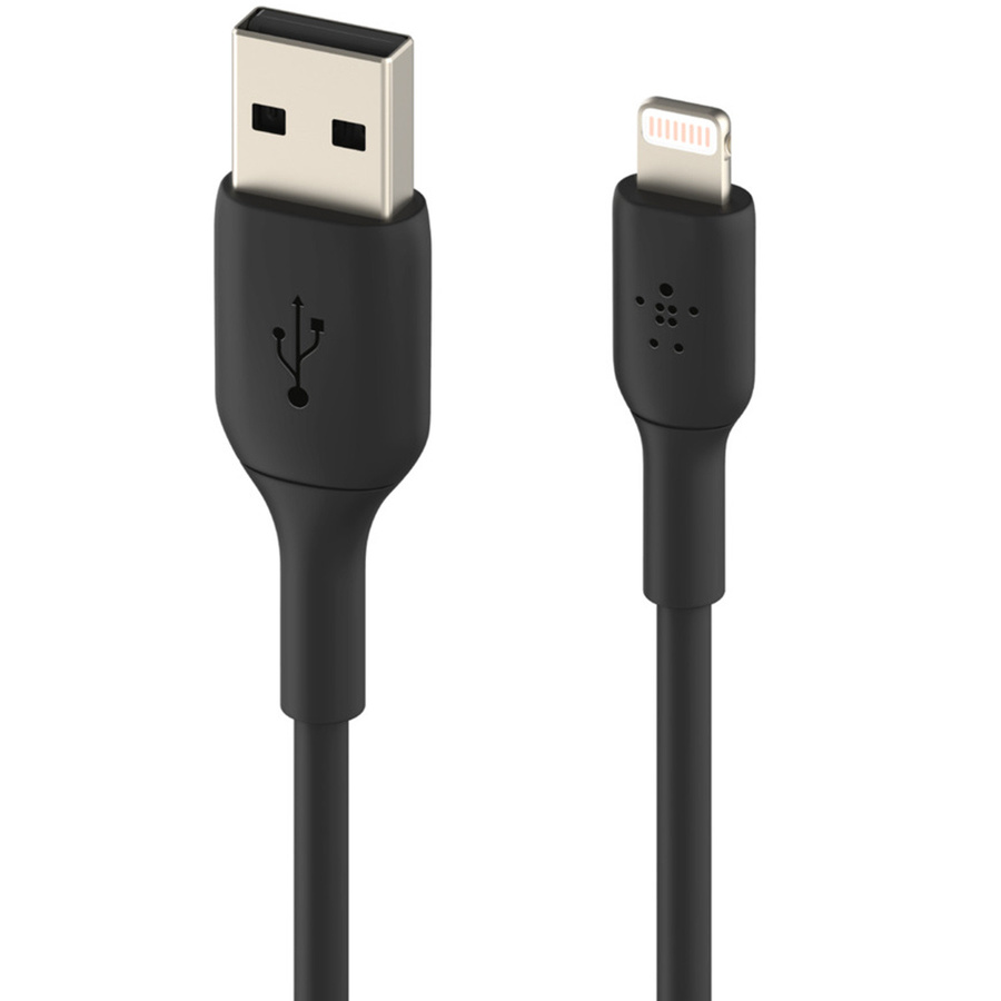 Belkin Lightning auf USB-A Ladekabel, Schwarz, Länge: 0,15 m - Bild 1
