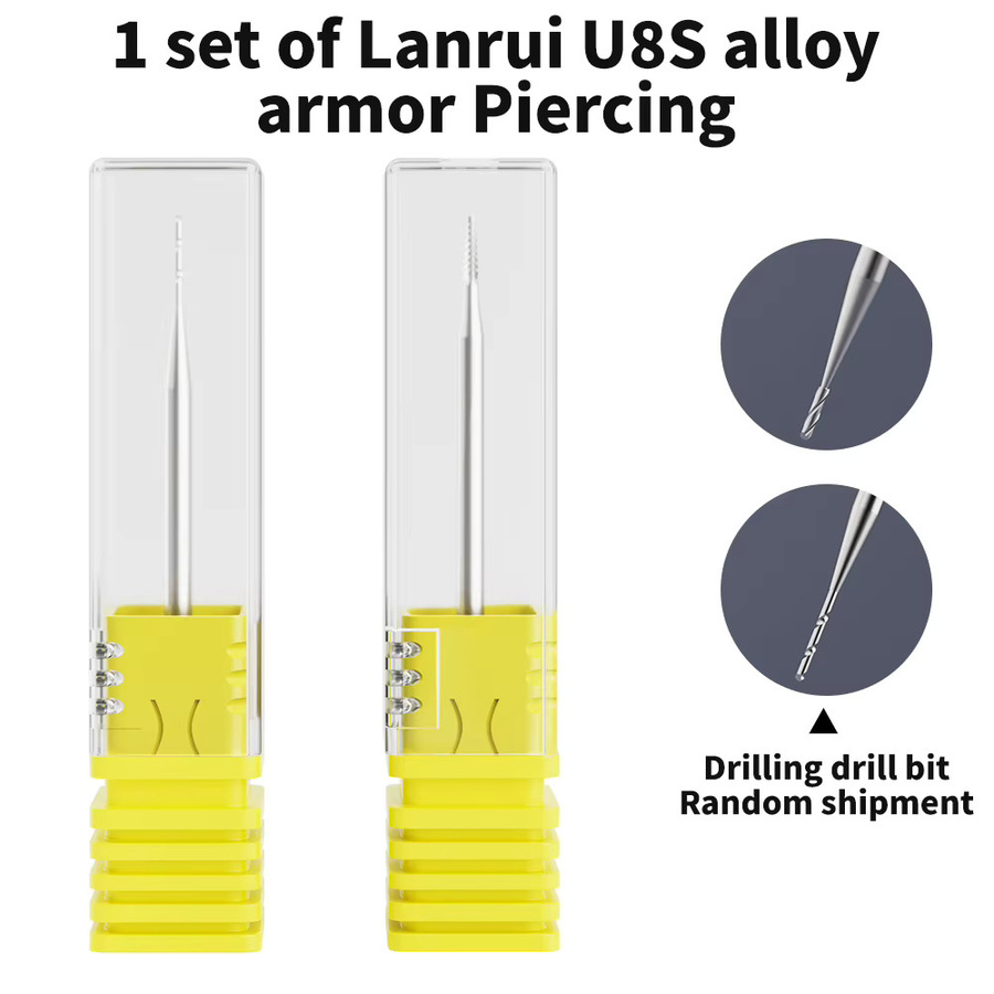 Lanrui U8S Legierungsschraube als Piercing und Schiebebohrer-Extraktor zur schnellen Entfernung von abisolierten Gewinden für Polierstift-Werkzeuge - Bild 3