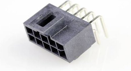 Molex Einbau-Buchsenleiste Standard Schwarz 10-polig mit 2,50 mm Rastermaß 1053141210 Tray - Bild 1