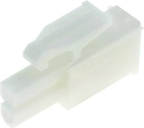 TE Connectivity Universal-MATE-N-LOK Stiftgehäuse-Kabel in Weiß, Polzahl 5, Rastermaß: 4,20 mm, Artikelnummer: 172336-1 - Bild 1
