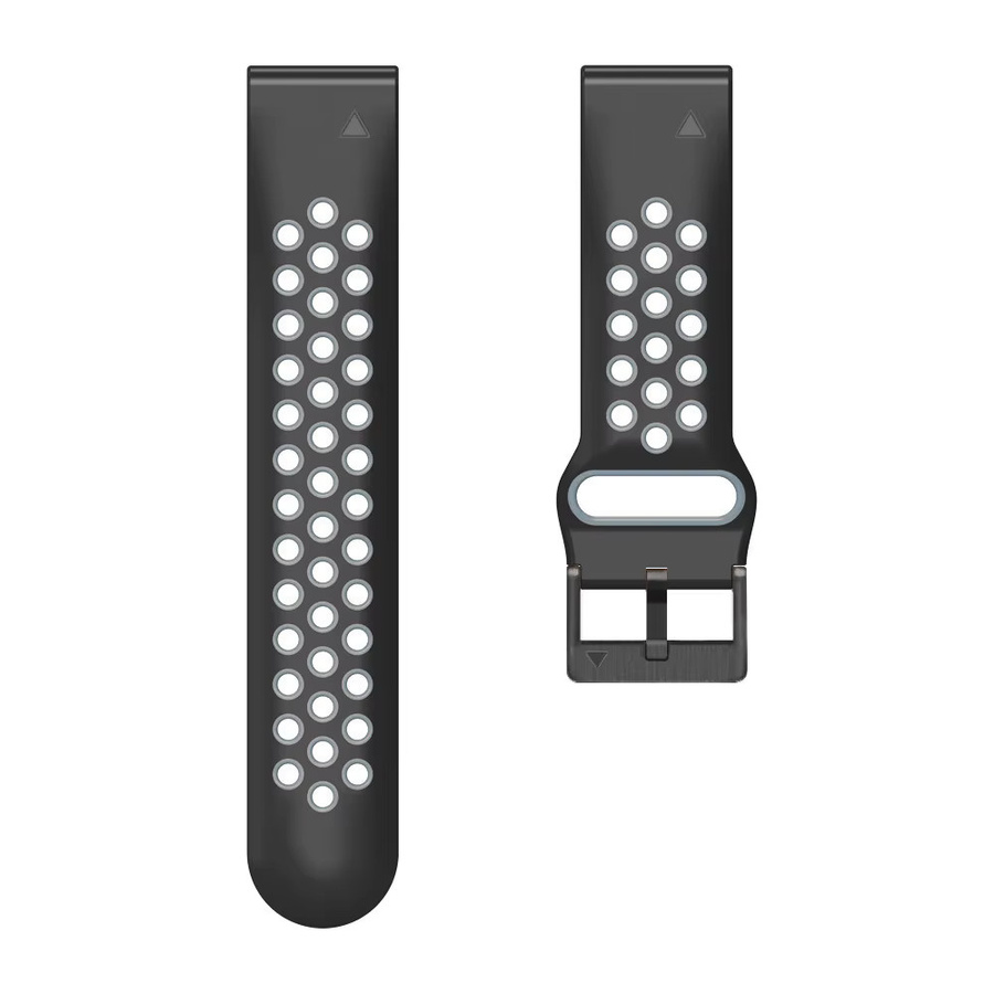 Garmin Uhrenarmband Silikon, Schwarz, Unisex - Bild 3