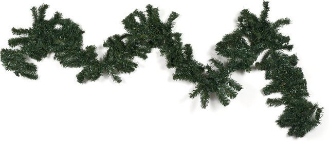 VBS Tannengirlande für Weihnachten in Grün, Länge: 2,7 m - Bild 1