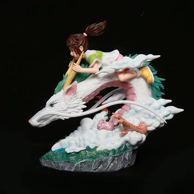 Bandai Anime Figur Ogino Chihiro und Nigihayami Kohakunushi aus Spirited Away als PVC Sammelfigur in Mehrfarbig - Bild 2