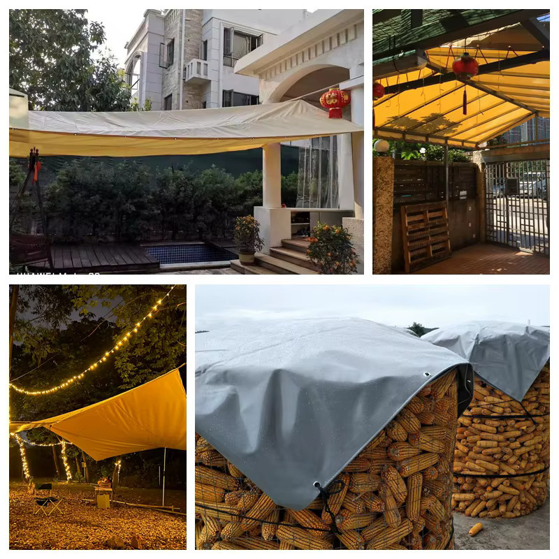 Tewango PVC-Plane wasserdicht und regenfest für Außenüberdachung, Markise oder Pavillon, 600 g/m2 - Bild 5