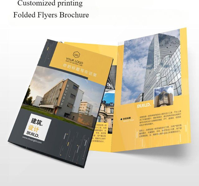 Individuell bedruckte Flyer und Broschüren in A5 und A4, 250 Stück, mehrfarbig, faltbar als Bi-Fold oder Tri-Fold sowie als Postkarte oder Katalog - Bild 1