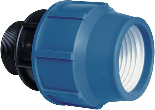 Cornat Übergangsstück aus Polyethylen in Blau und Schwarz - Bild 1