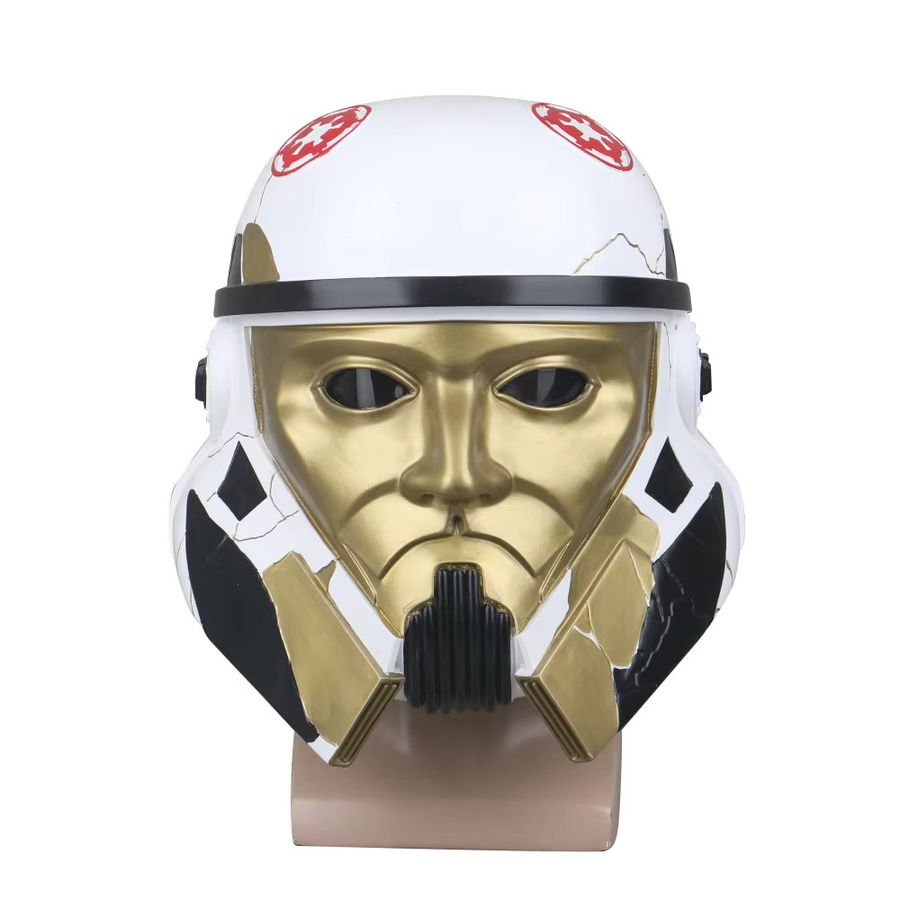 Beast Kingdom Star Wars Captain Enoch Night Trooper, Cosplay Helm Maske, Weiß - Bild 2