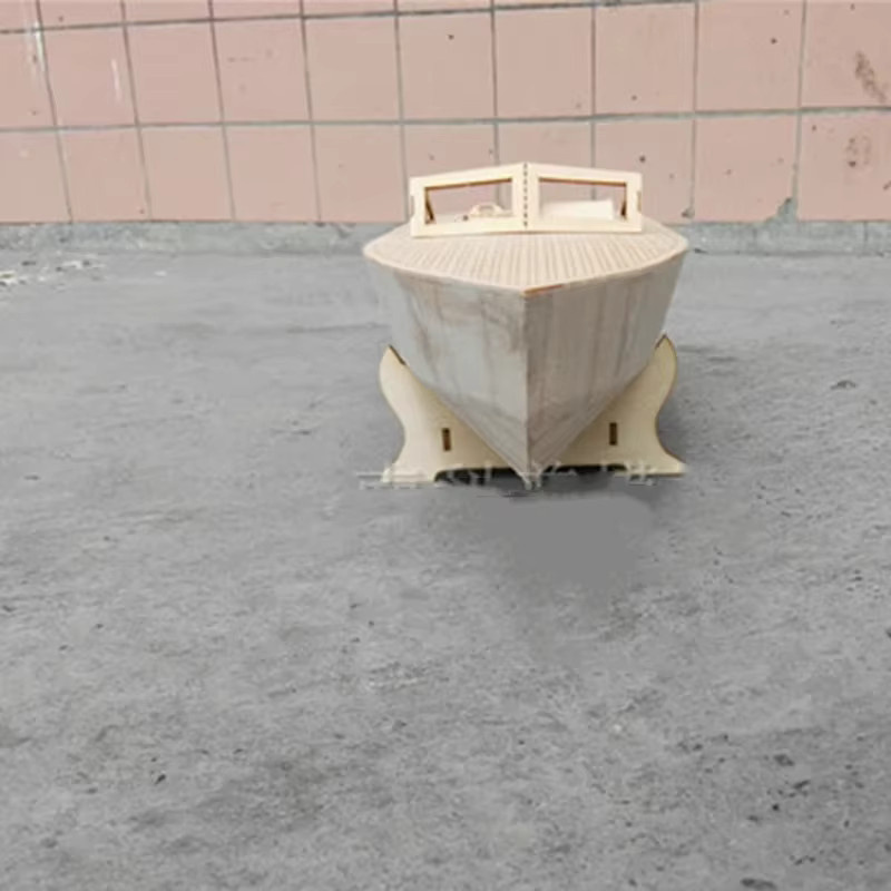 goni Fernbedienung Yacht, Holzboot Kit DIY Modell Montagesatz, Holz - Bild 2