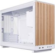 Lian Li A3-mATX Wood Glass Edition Micro-Tower PC-Gehäuse in Weiß/Holz - Bild 1