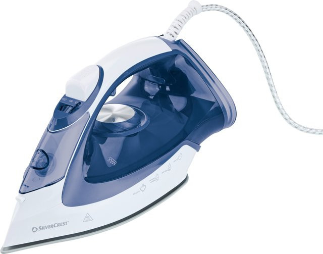 SILVERCREST Premium-Dampfbügeleisen in Blau mit vertikaler Dampffunktion und Abschaltautomatik - Bild 1