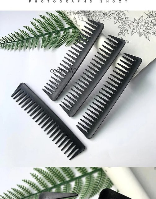 Breitzahnkamm für lockiges, trockenes Haar, Unisex - Bild 1