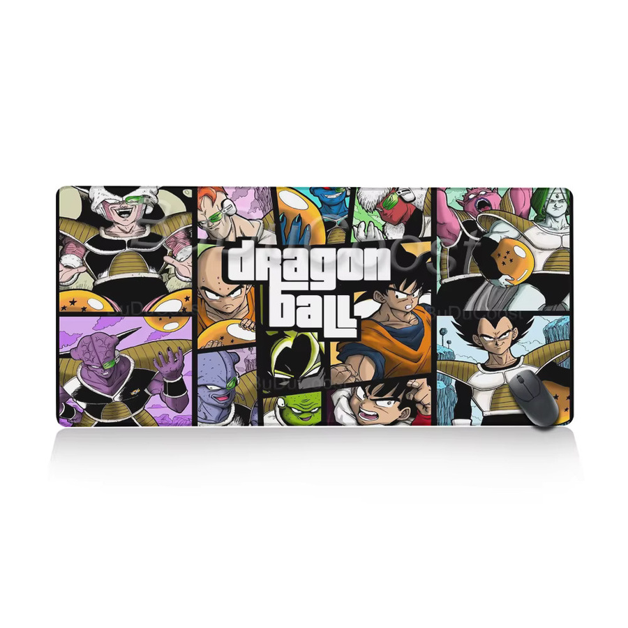 Bandai Dragon Ball Z Anime Gamer Mauspad XXL Schreibtischunterlage Multicolor - Bild 5