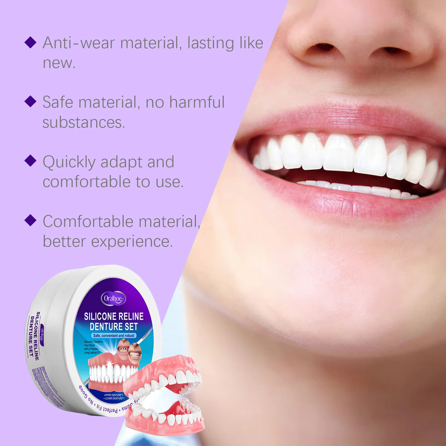 Oralhoe Silikon-Prothesenset, Unisex - Bild 2