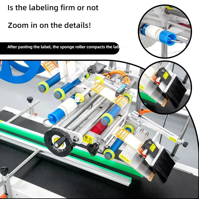 Automatischer Desktop-Etikettierer aus Metall für Aufkleber, Beutel, Mylar-Beutel und Karten - Bild 4