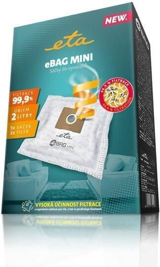 eBAG ORIGINAL MINI 9600 680 Staubsaugerbeutel in Weiß - Bild 1