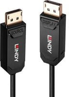 Lindy DisplayPort Hybrid Kabel UHBR10 Schwarz 20 m - Bild 1