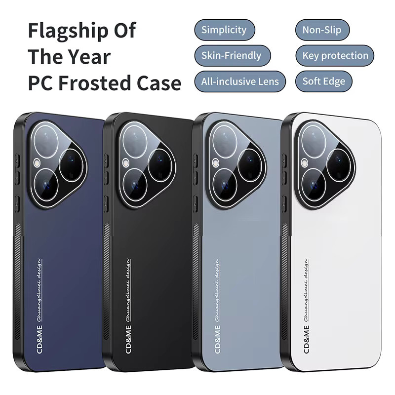 LYYDFUMAN Schutzhülle mit matter AG-Beschichtung und Objektivschutz für Huawei Pura 80, Pura 70 Ultra und Pura 70 Pro in Schwarz - Bild 5