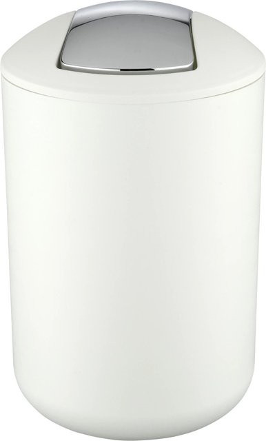 Wenko Kosmetikeimer Brasil Mülleimer Weiß, Höhe: 31 cm - Bild 1