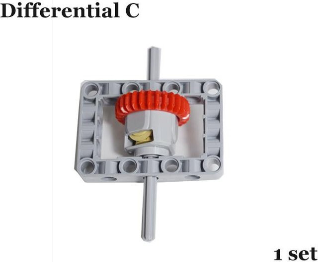 Yiran Toy Gerahmter Differentialgetriebe Satz Bausteine für 6–12 Jahre - Bild 1