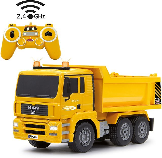 Jamara Muldenkipper MAN 1:20 gelb ab 6 Jahren - Bild 4