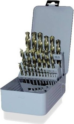 Alarm HSS-Cobalt Spiralbohrer-Set aus Edelstahl, Farbe: Silber, Durchmesser: 1 mm bis 6,5 mm - Bild 1