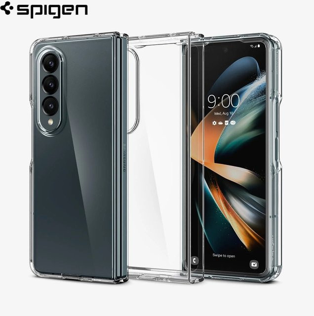 Spigen Ultra Hybrid Pro MagFit Schutzhülle für Samsung Galaxy Z Fold 7, Z Fold 6 und Z Fold 5, Transparent, Stoßfest - Bild 1