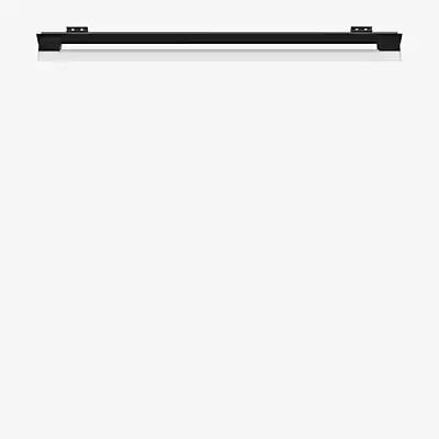Top Light Two Socket Base Fix Spiegelleuchte Wandlampe aus Metall in Schwarz Matt und Chrom