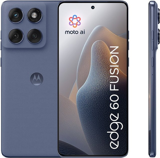 Motorola edge 60 fusion Smartphone PANTONE slipstream in Blue mit 256 GB Speicher und 6,67 Zoll Display - Bild 1