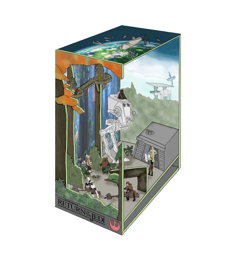 Revell Tiny Adventures Star Wars Bataille d'Endor, Holz, ab 14 Jahre - Bild 2