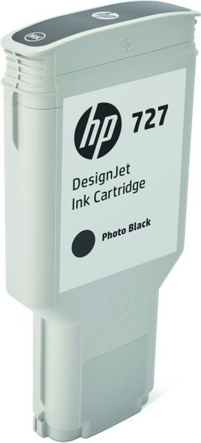 HP 727 Tintenpatrone Photo Black 300 ml F9J79A - Bild 1
