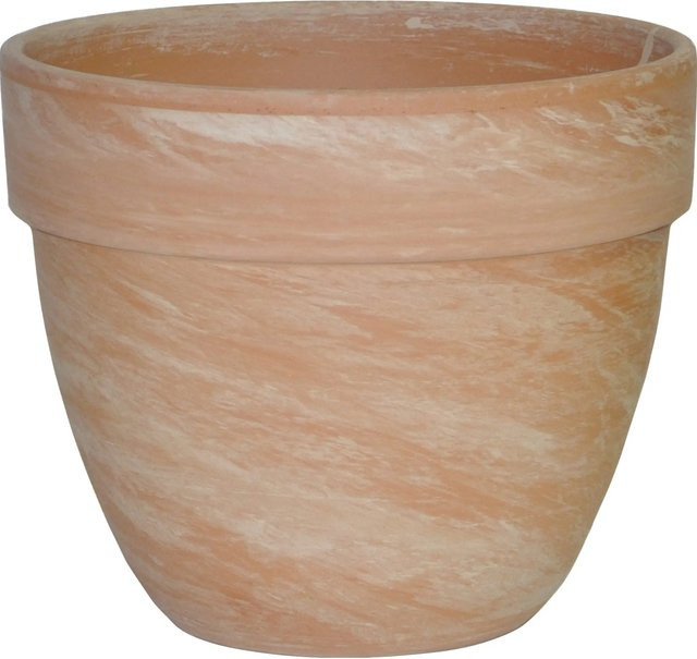 Pflanztopf Levante in Caramel Terrakotta mit Durchmesser: 39 cm - Bild 1