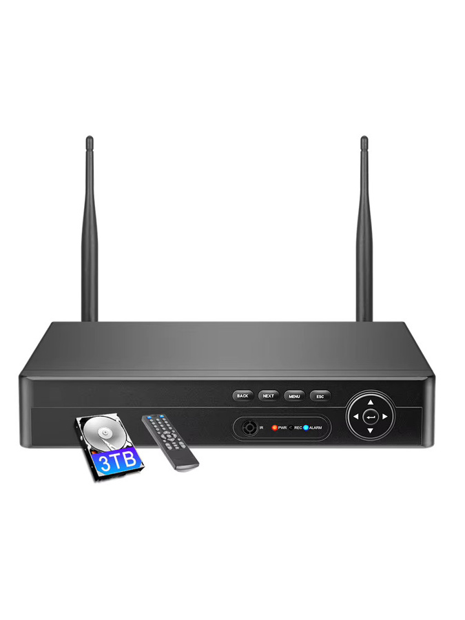 Techage H.265 NVR 8CH Wifi IP Kamera Sicherheitssystem in Schwarz mit 5MP 4MP Auflösung und XMeye P2P Unterstützung - Bild 5