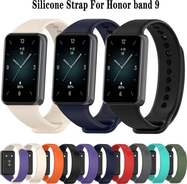 TAMISTER Uhrenarmband Silikon, Schwarz, Unisex - Bild 1