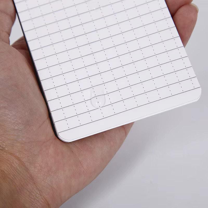 Wasserdichtes taktisches Mini-Taschennotizbuch mit linierten Seiten in Grün - Bild 4