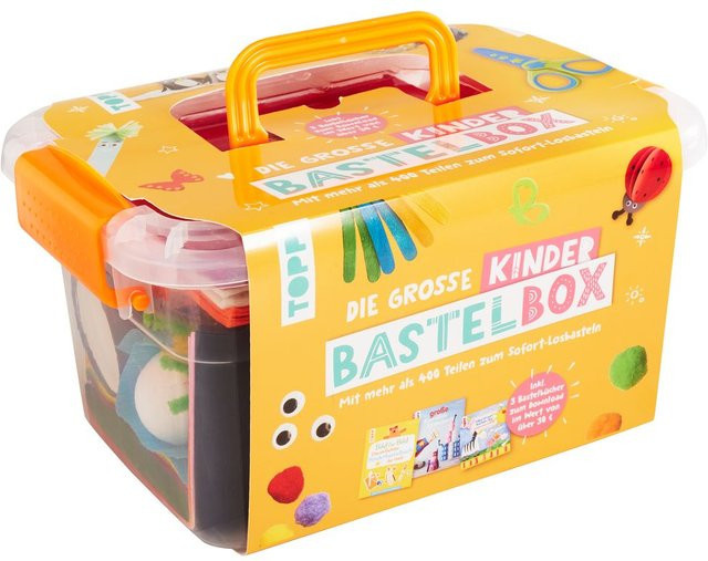 Topp Kinderbastelbox mit 3 Bastelbüchern zum Downloaden - Bild 1