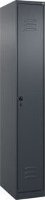 C+P Spind Classic PLUS Garderobenschrank mit 1 Abteil, Farbe Anthrazit/Grau, B/T/H: 30 x 50 x 185 cm - Bild 1