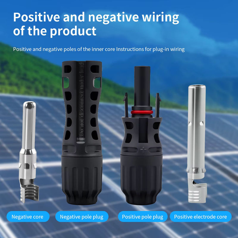 TOMZN Solar-Steckverbinder Set für Photovoltaik-Module und Wechselrichter, 1500V 32A, wasserdicht mit Sicherung - Bild 5