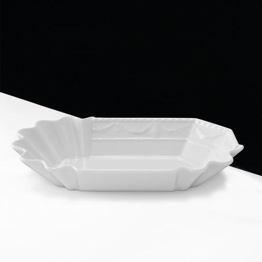Currywurstschale Kurland von KPM in Weiß - Bild 1