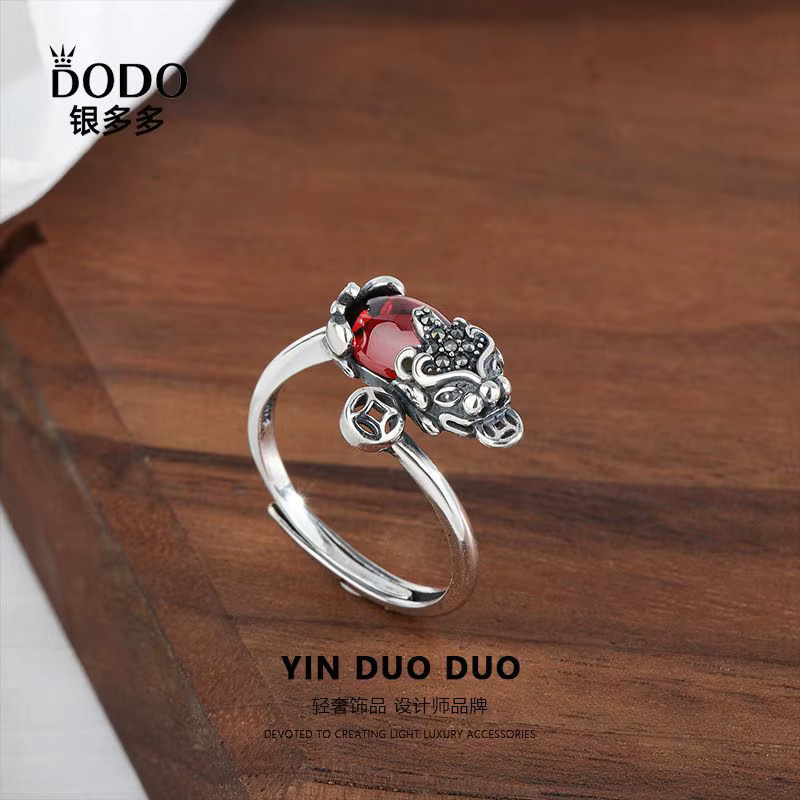 BJXMOSO Ring, 925 Silber, Unisex - Bild 5
