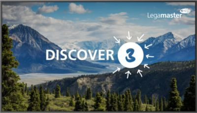 Legamaster DISCOVER 3 DIS-5520 Monitor, 55 Zoll, 4K Ultra HD, VA-Panel, schwarz - Bild 1