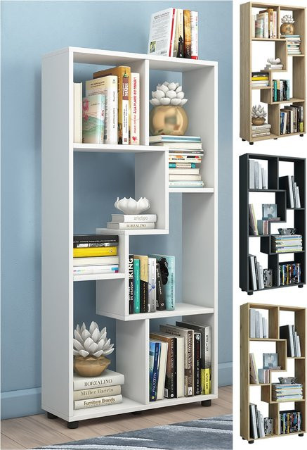 VCM Standregal Blina Sonoma-Eiche braun B/T/H: 20 x 60 x 119 cm - Bild 2