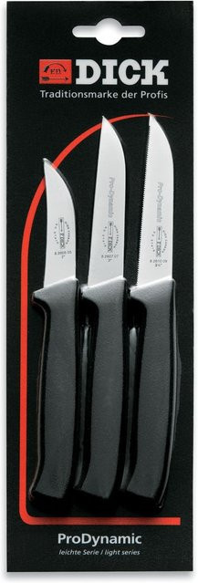 Zwilling F. Dick Küchenmesser-Set ProDynamic 3-teilig in Silber/Schwarz - Bild 1