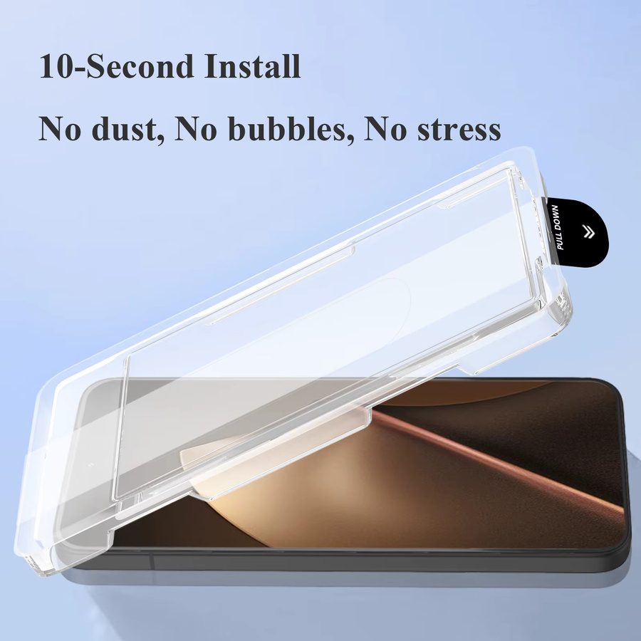 Lereach Gehärtetes Glas Schutzfolie für Xiaomi 17T Pro, 17 T, 15T Pro und Mi 14T Pro mit Staubfreiem Ausrichtungssystem und Auto-Saugung, 0,3mm, Transparent - Bild 5