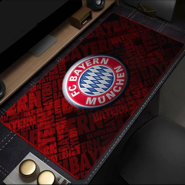 Celest Bazaar C Gaming Mauspad Bayern München Logo Design in Rot, B/B: 80 x 30 cm - Bild 1